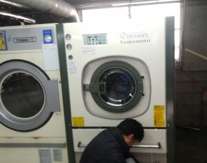 ドライクリーニング機の入れ替え