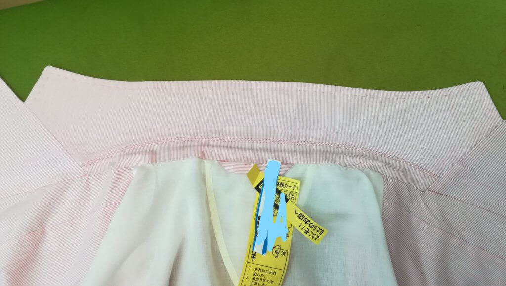 特殊漂白で綺麗に落ちました。