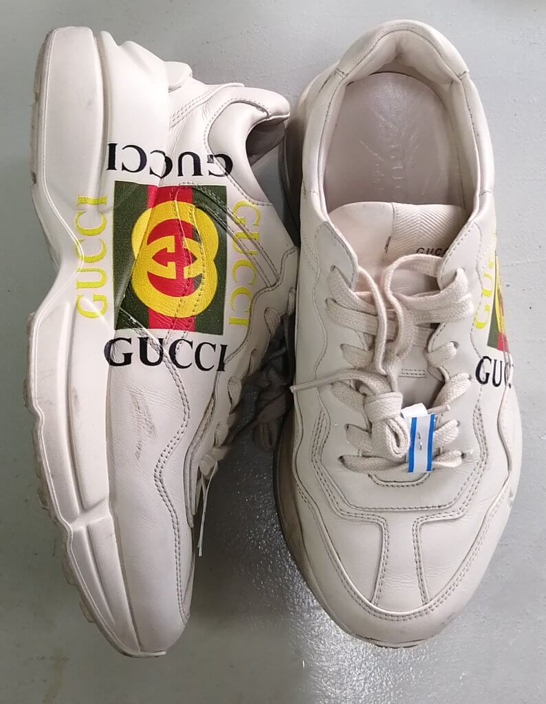 グッチスニーカー手洗いクリーニング