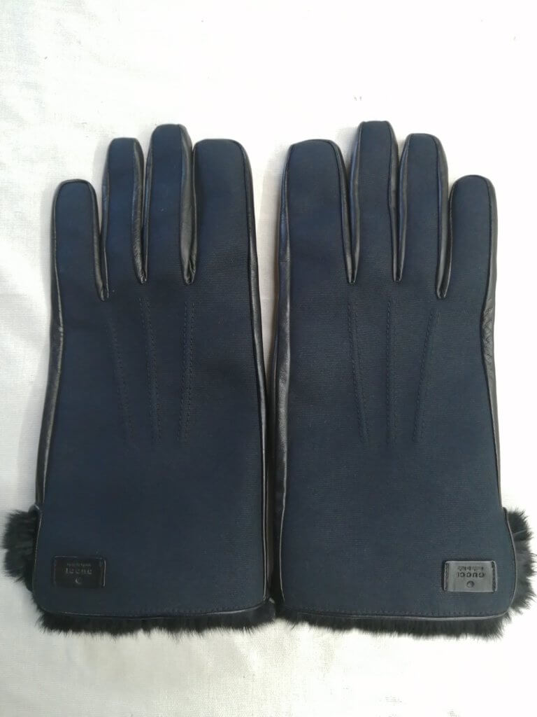 グッチのレザーグローブ綺麗になりました
