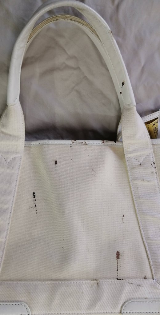 血のついたバレンシアガトートバッグ